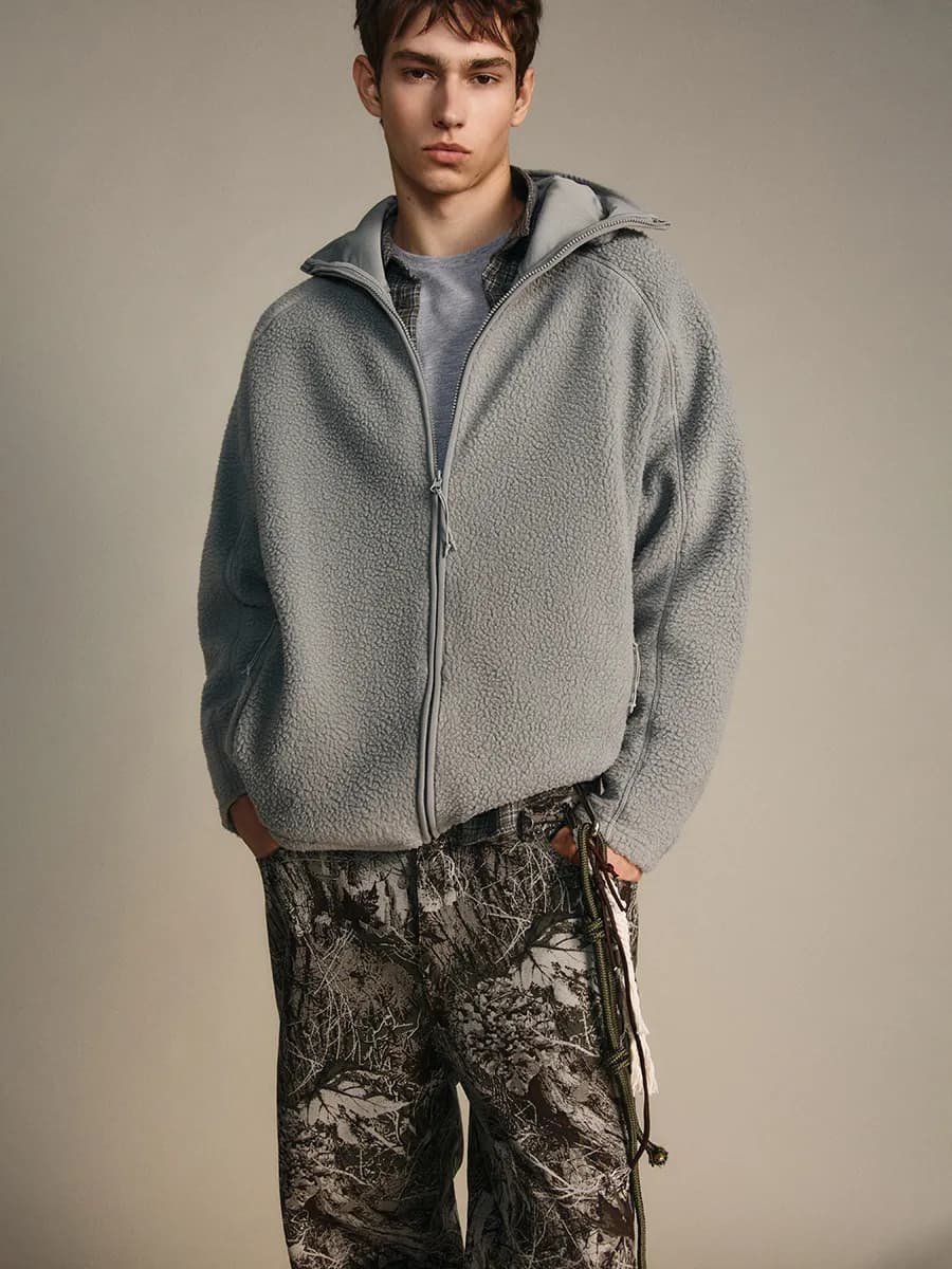 Худи флисовая с капюшоном-балаклавой - фото 1