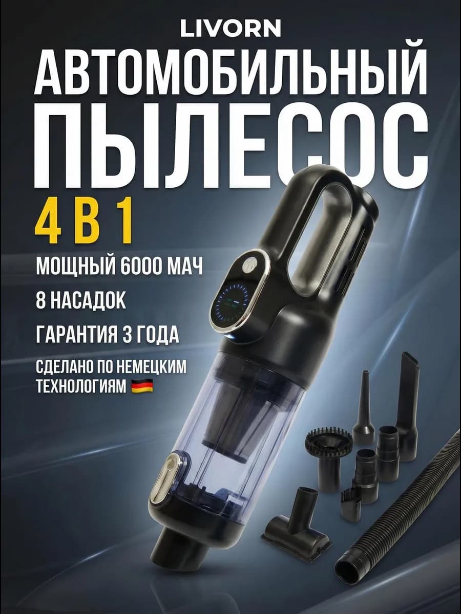 Пылесос для автомобиля беспроводной мощный