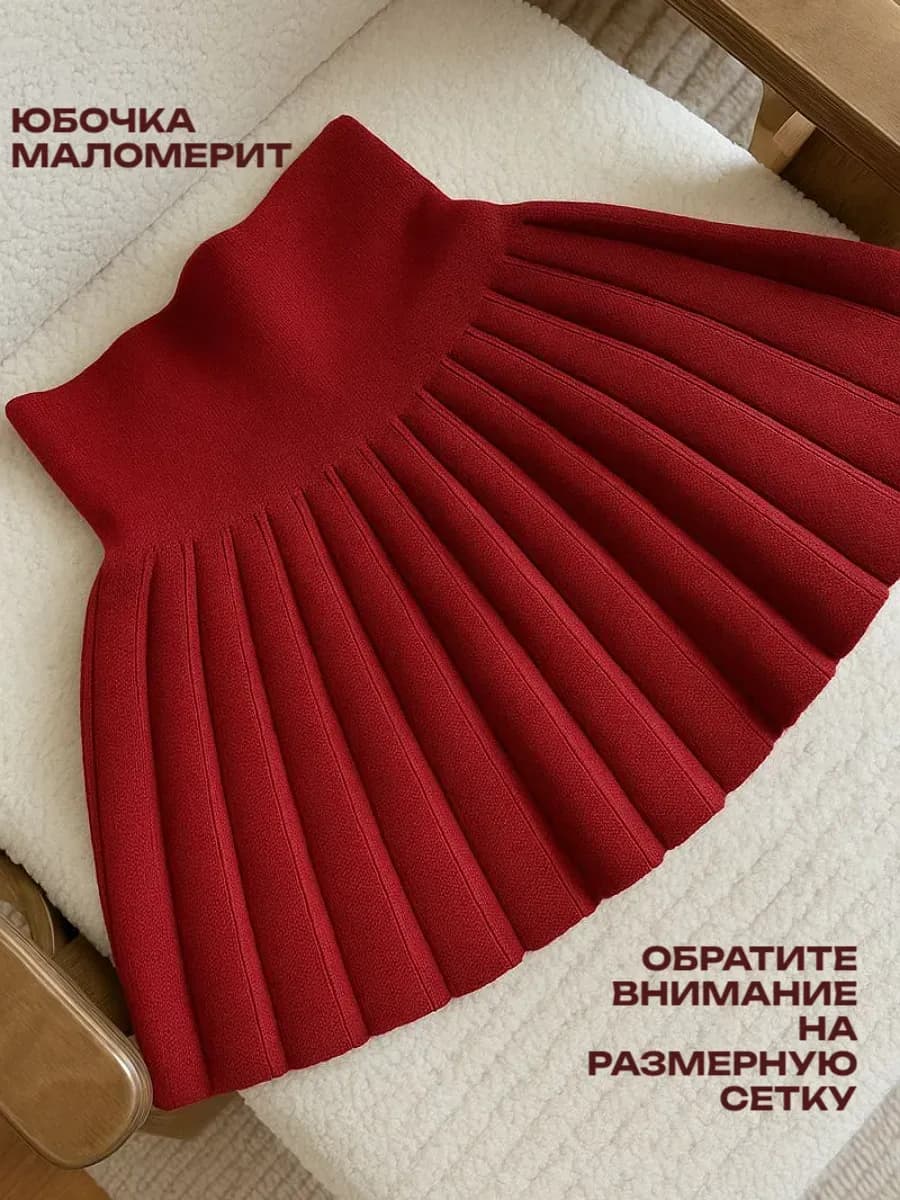 Юбка плиссе демисезонная весенняя