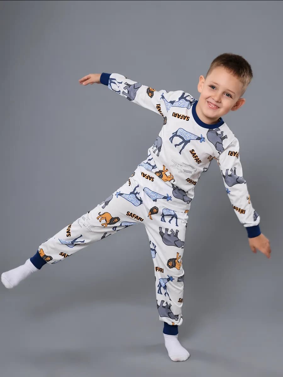 Пижама для мальчика со штанами - фото 1