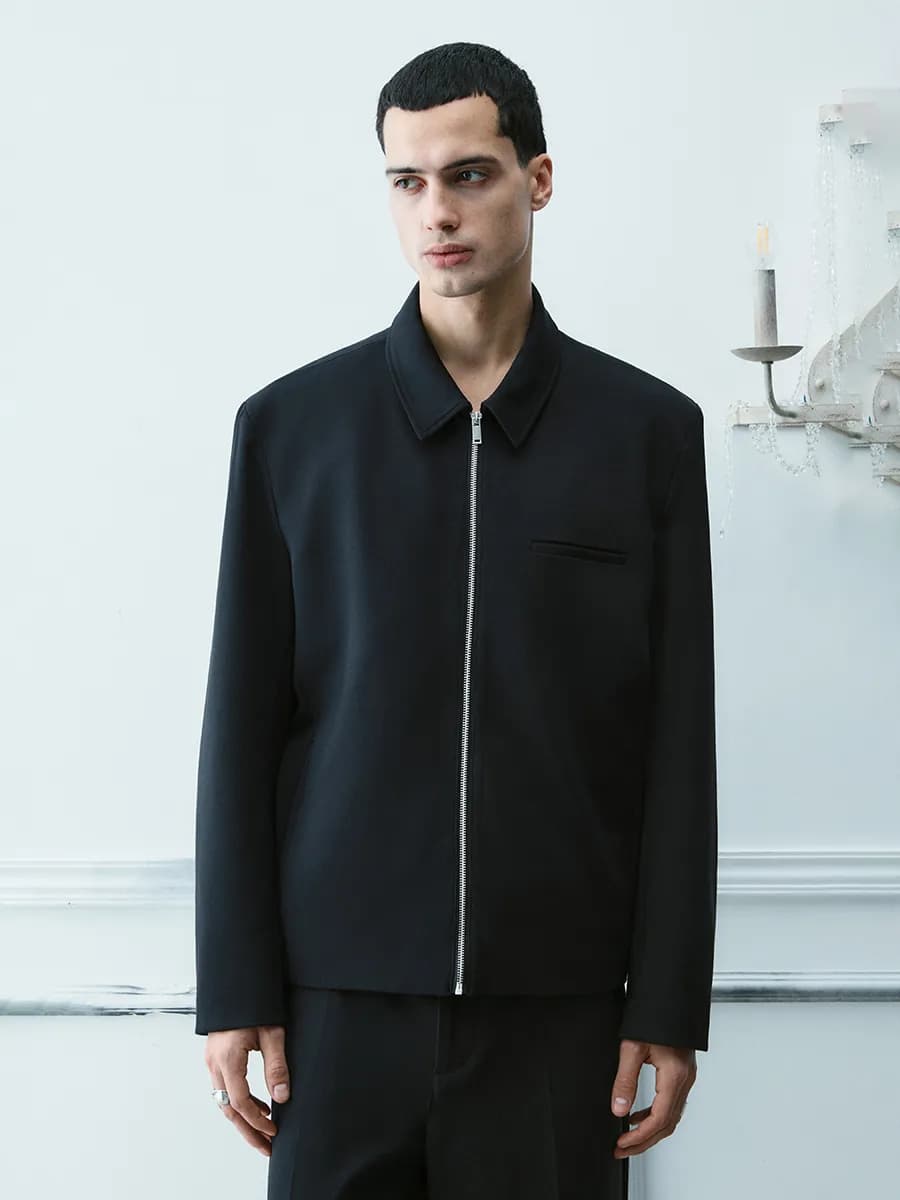 Пиджак короткий на молнии