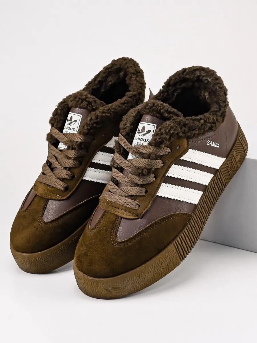 Кроссовки кеды Originals Samba Winter с мехом