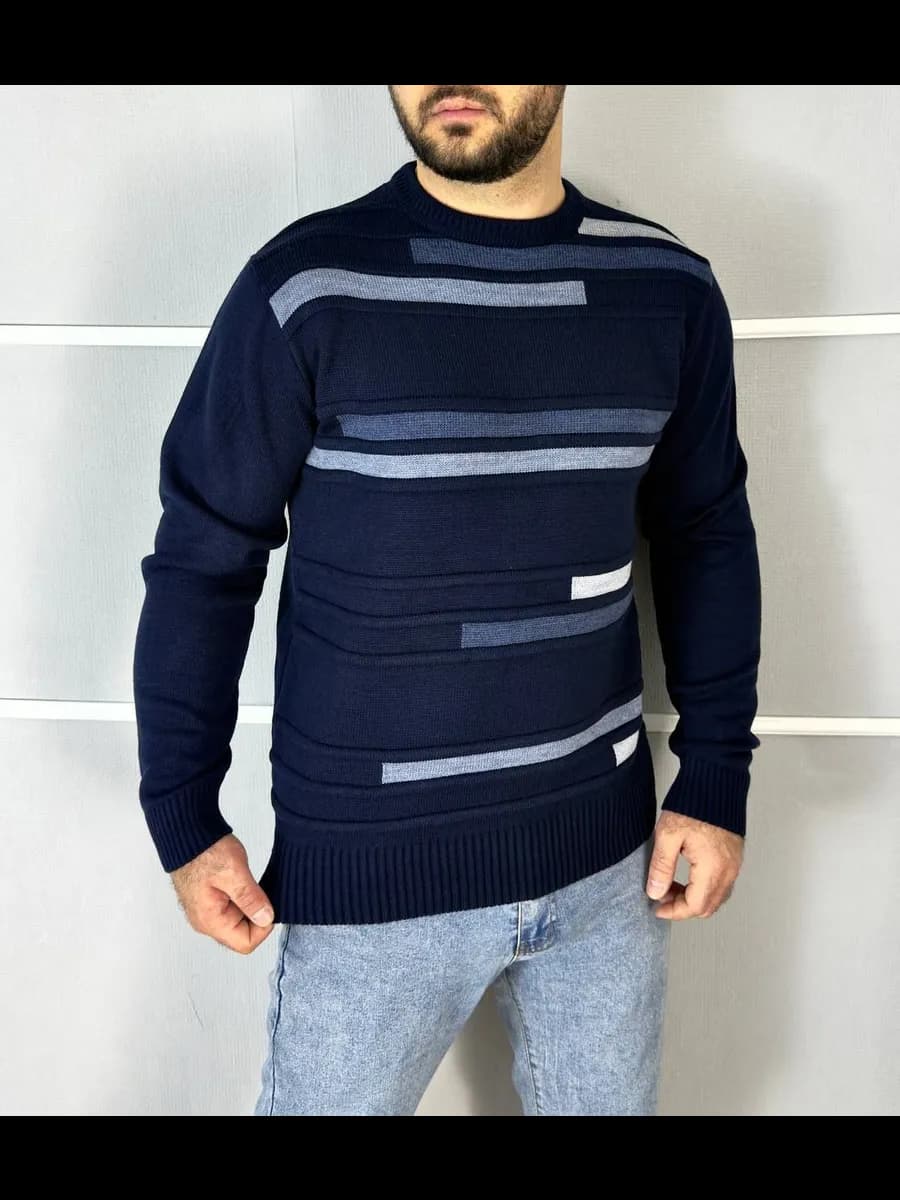 Свитер тёплый шерстяной пряжа Турция