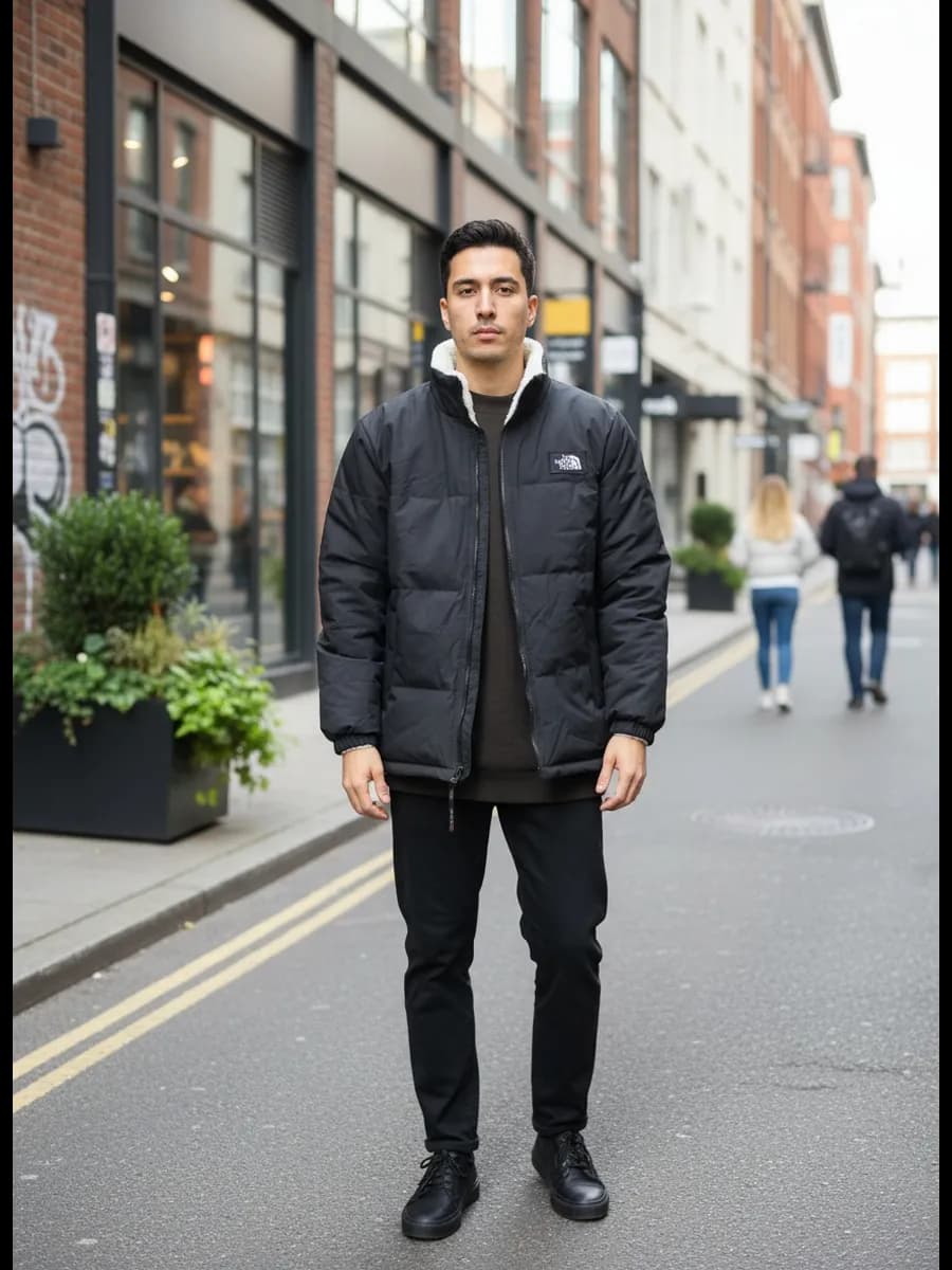 Куртка зимняя двухсторонняя L размер