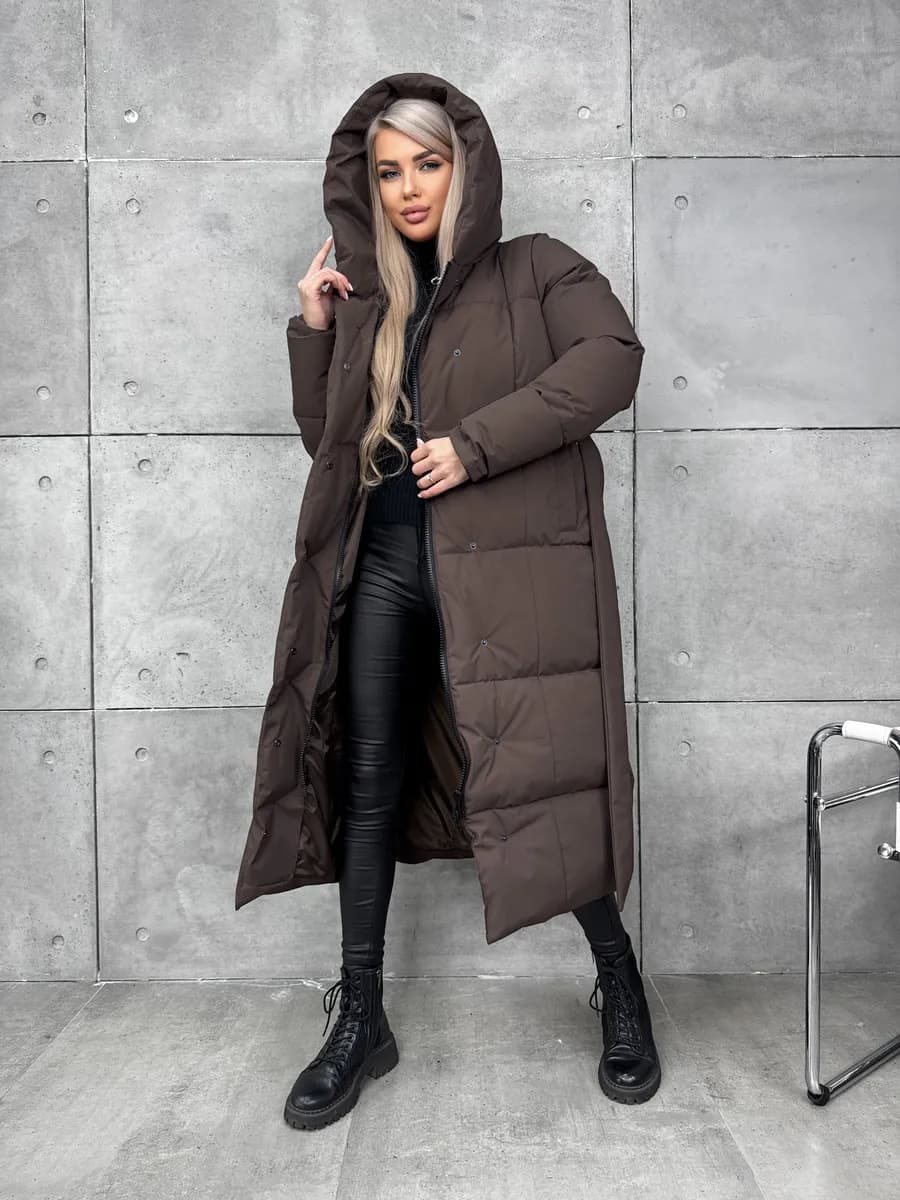 Куртка зимняя длинная