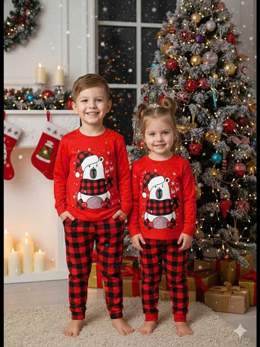 пижама детская новогодняя