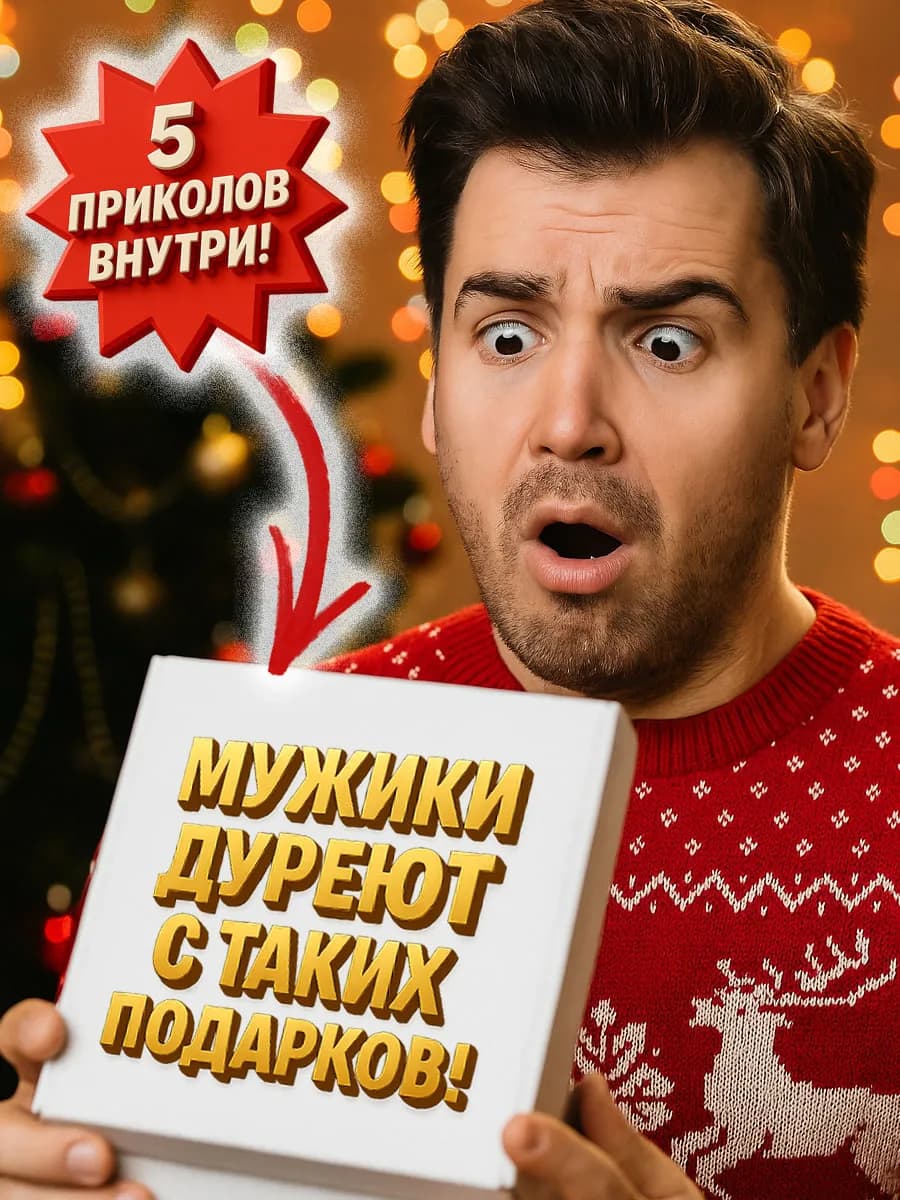 Подарок мужчине смешной бокс