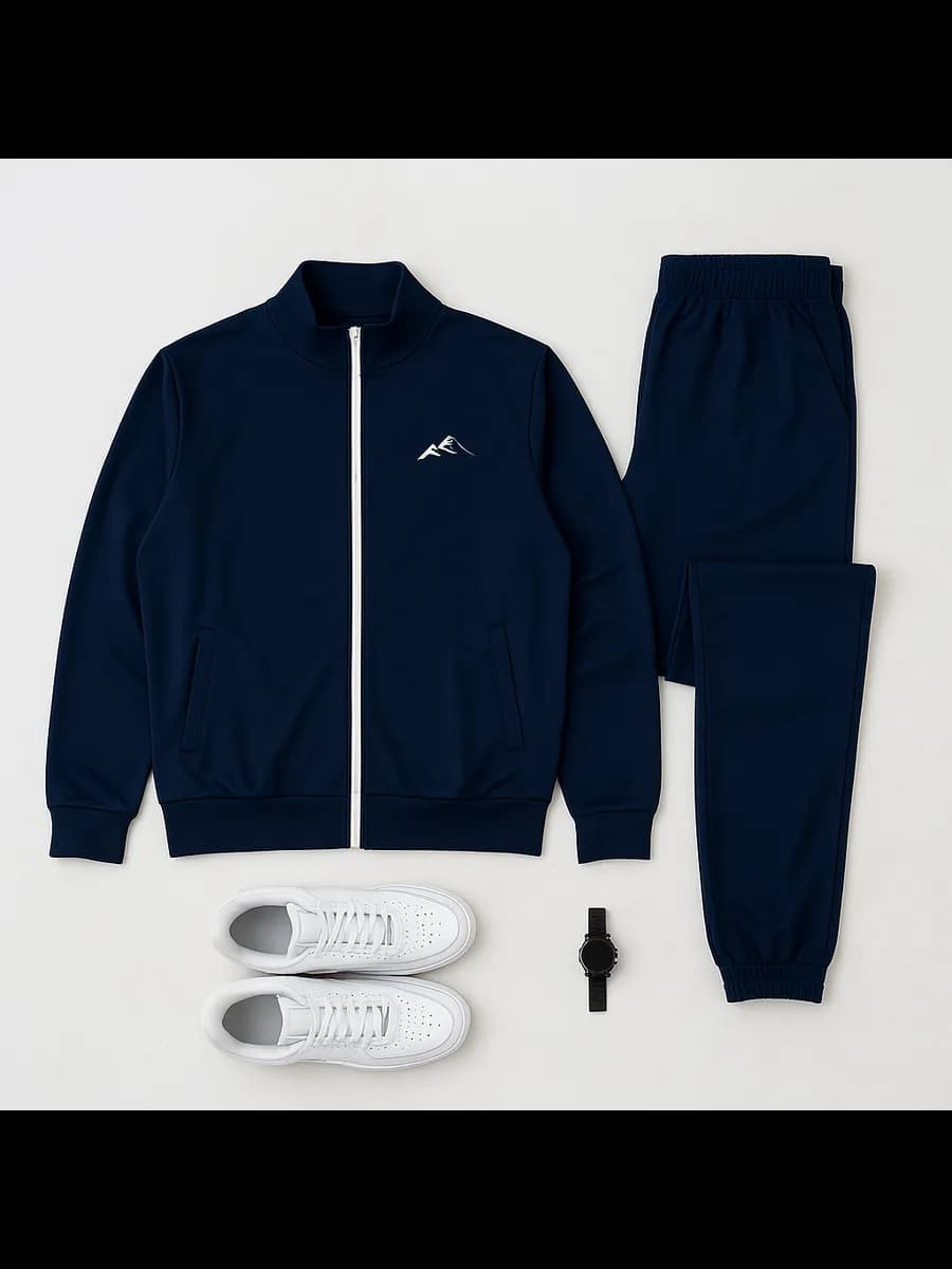 Спортивный костюм кофта на молнии с джоггерами - фото 1