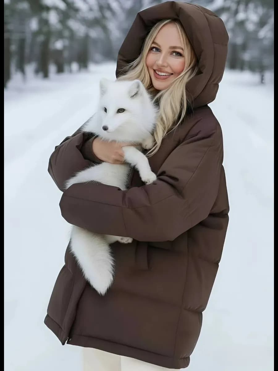 Куртка зимняя с капюшоном -30