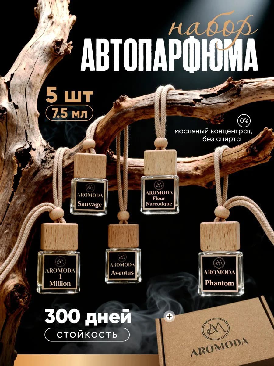 Подарочный набор ароматизаторов в машину автопарфюм