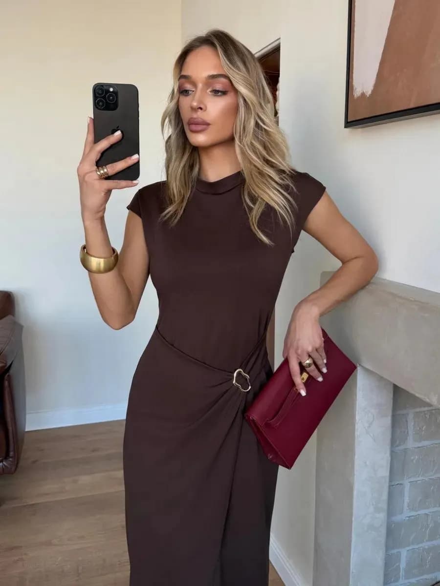 Платье вечернее праздничное миди