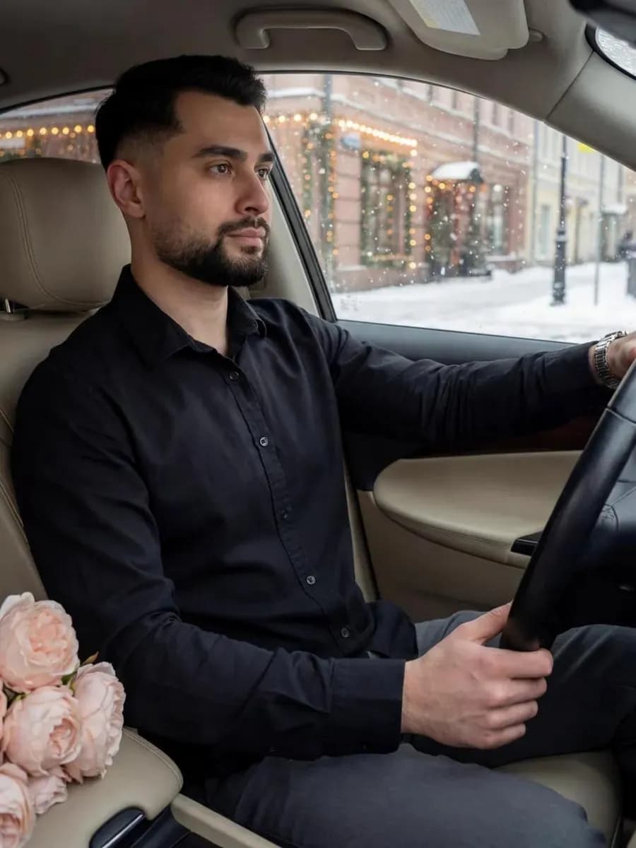 Рубашка приталенная на пуговицах