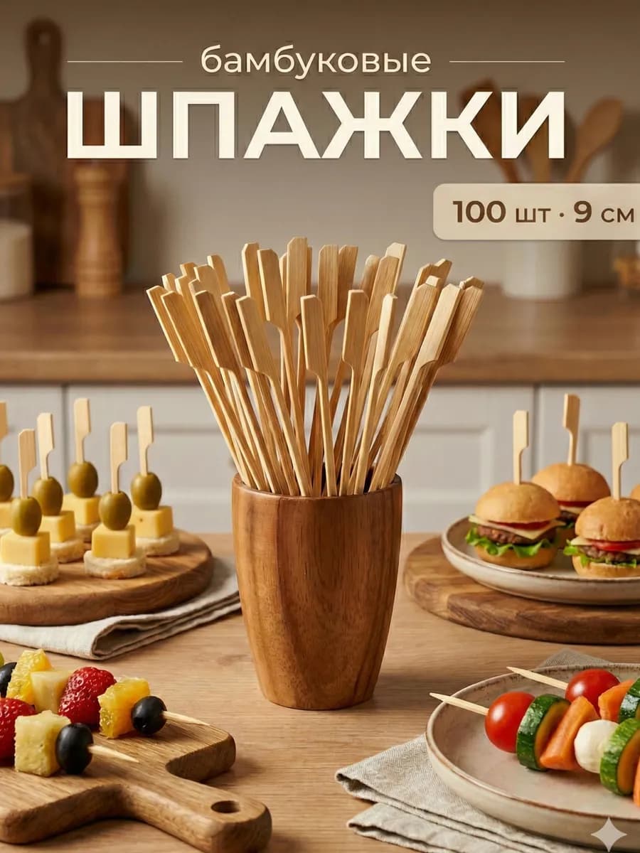 Шпажки для канапе 9 см