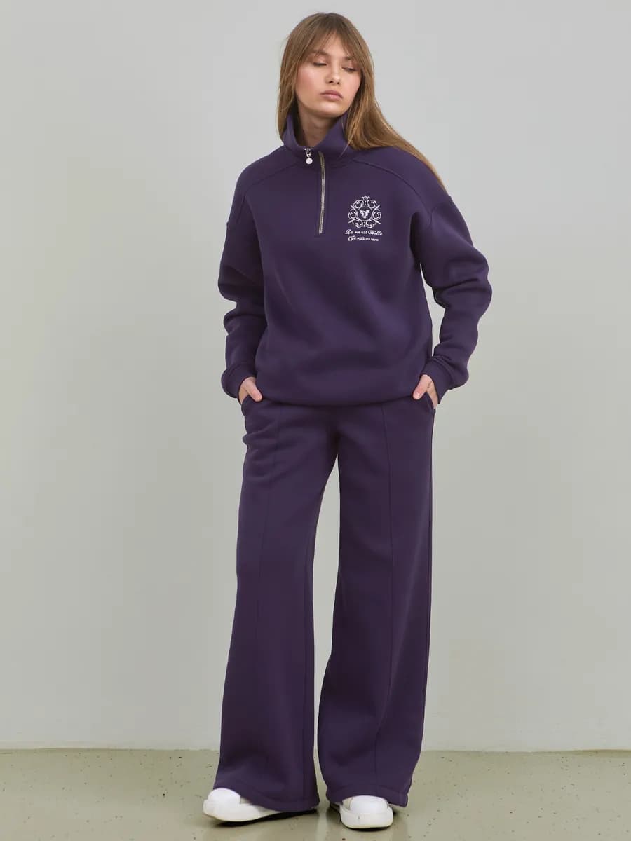 Костюм двойка с начёсом теплый