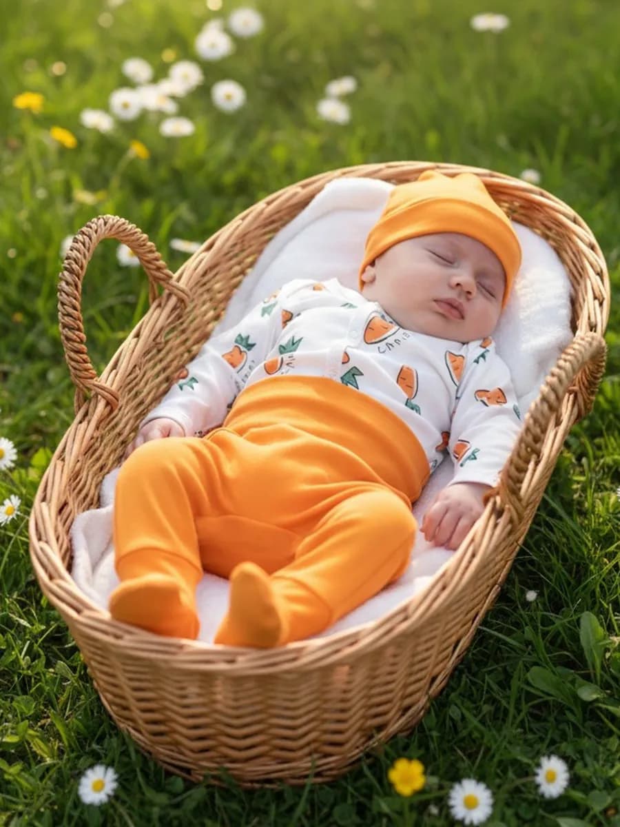 Комплект нательный для новорожденного 3 предмета