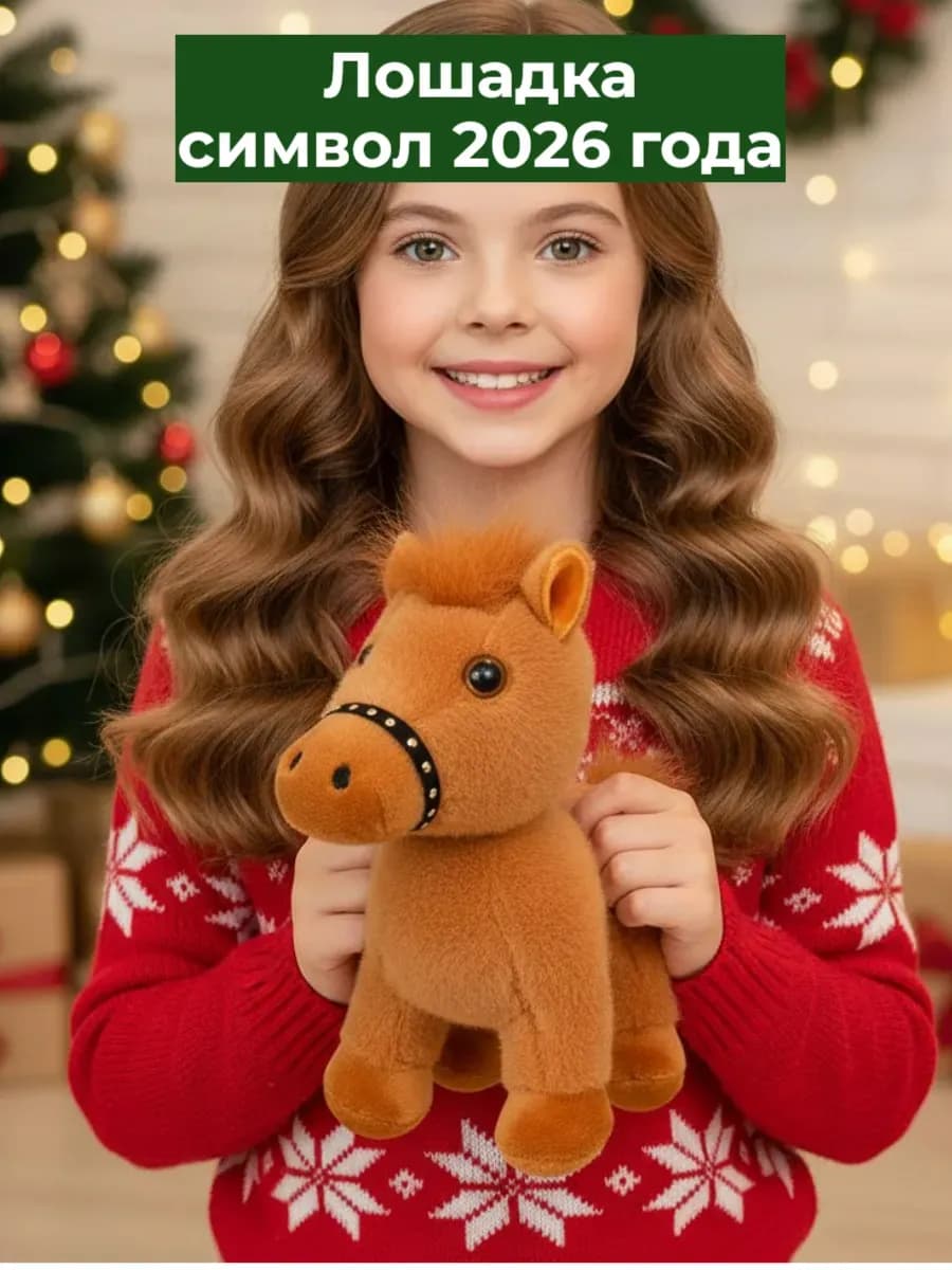 Лошадь символ года 2026 20 см