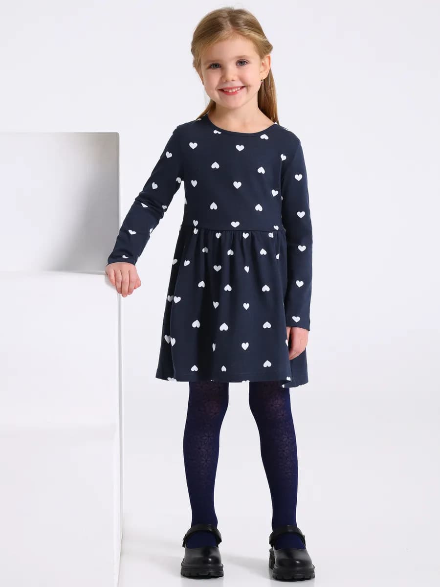 Платье в садик нарядное с длинным рукавом - фото 1