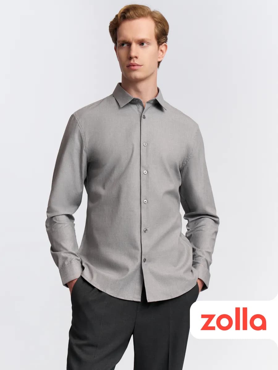 Мужская рубашка из хлопка - фото 1