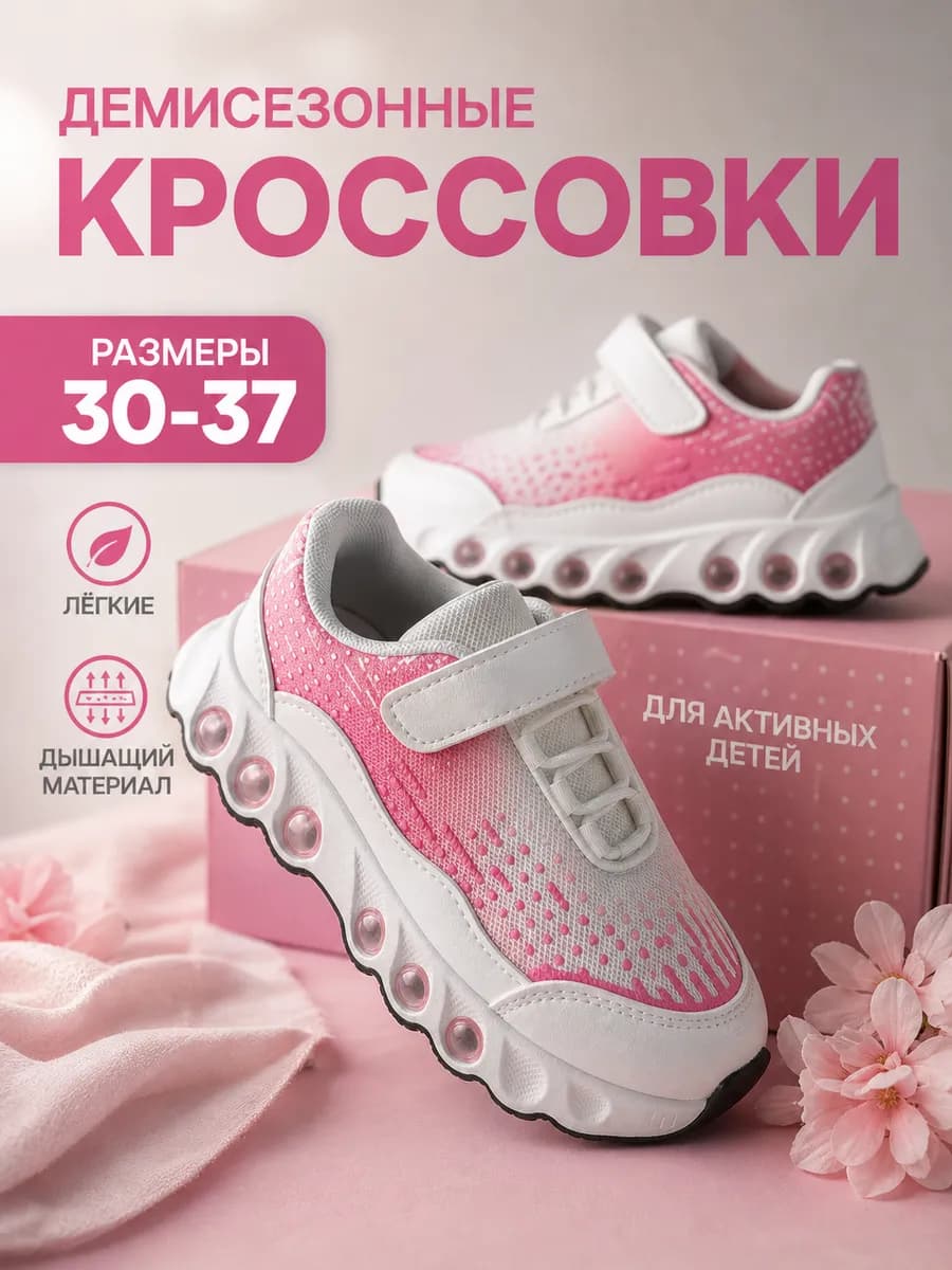 Кроссовки демисезонные спортивные