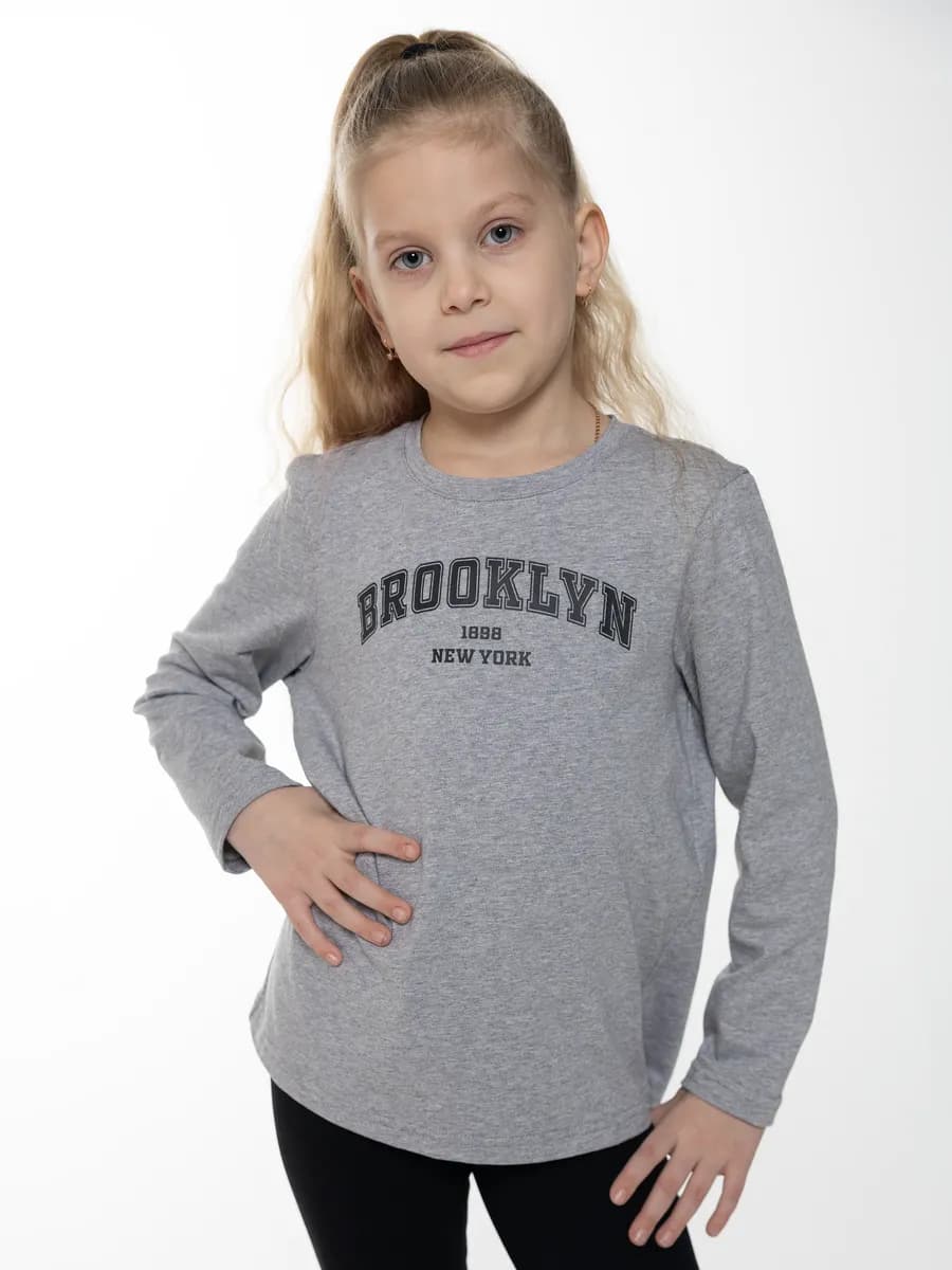 Лонгслив с принтом Brooklyn