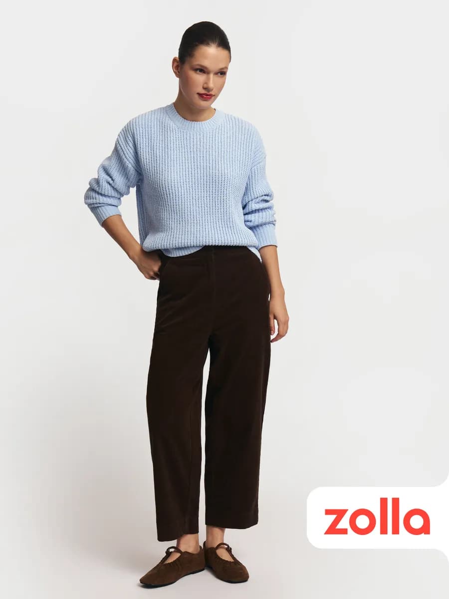 Женские вельветовые брюки из хлопка