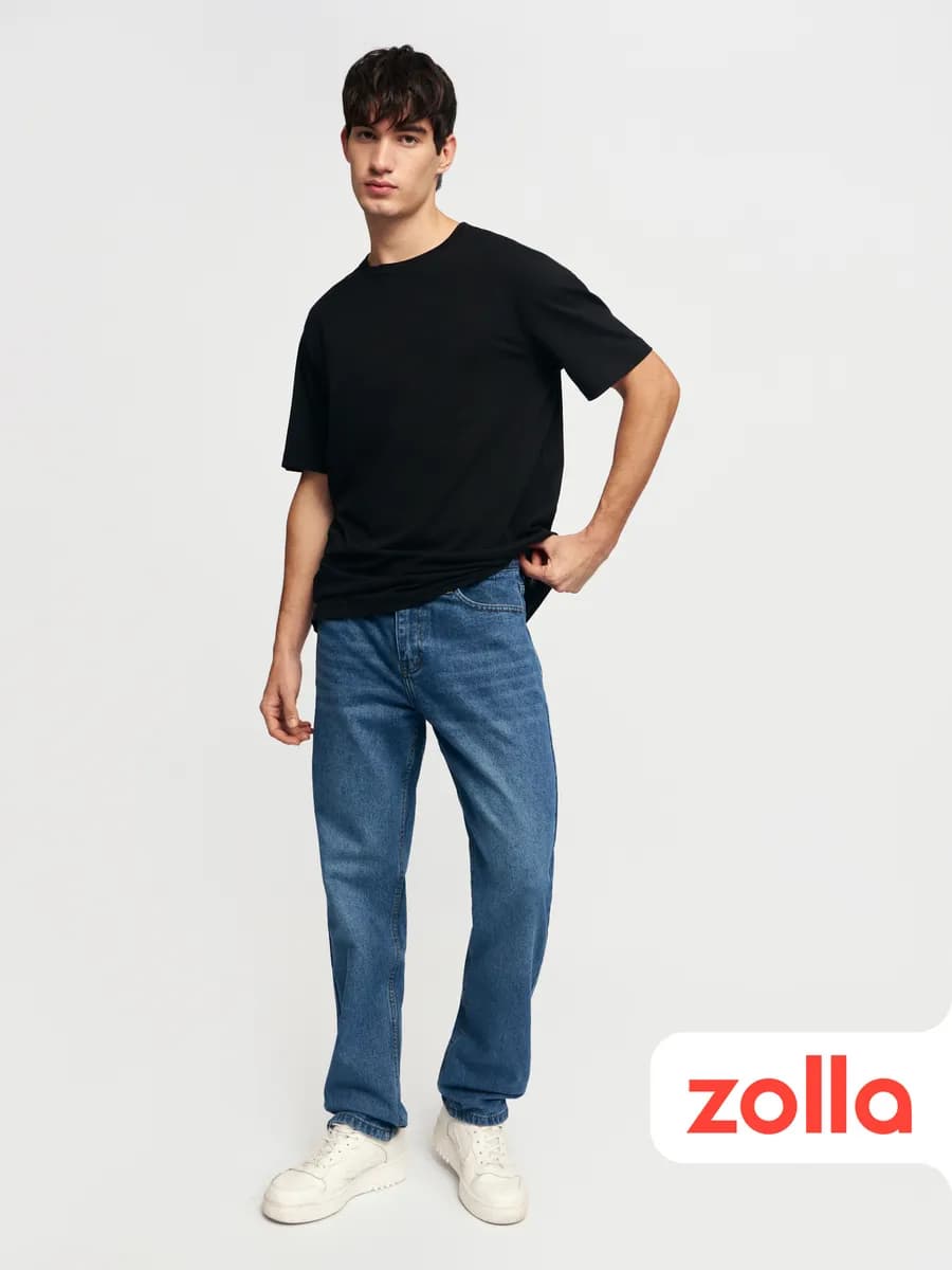 Мужские прямые джинсы фасона Regular