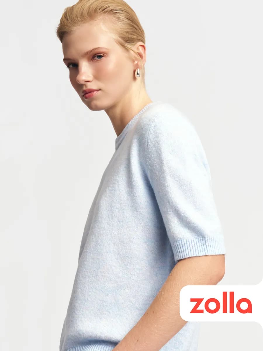 Вязаный женский джемпер с шерстью