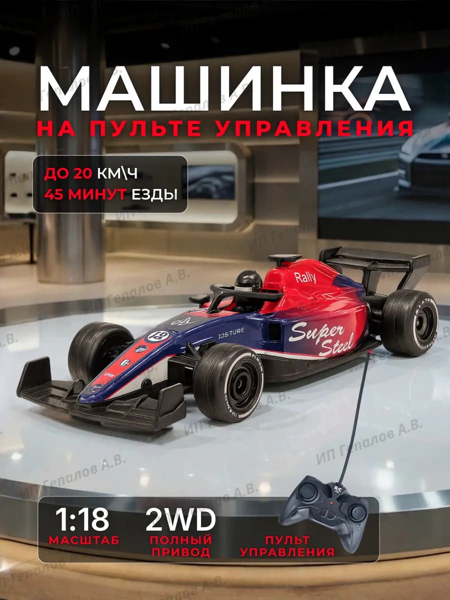 Машинка на пульте управления гоночная