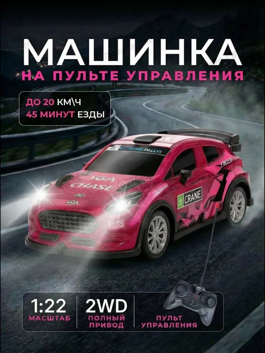 Машинка на пульте управления гоночная