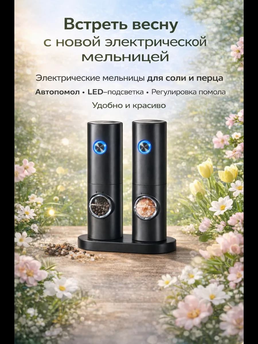Мельница для специй электрическая