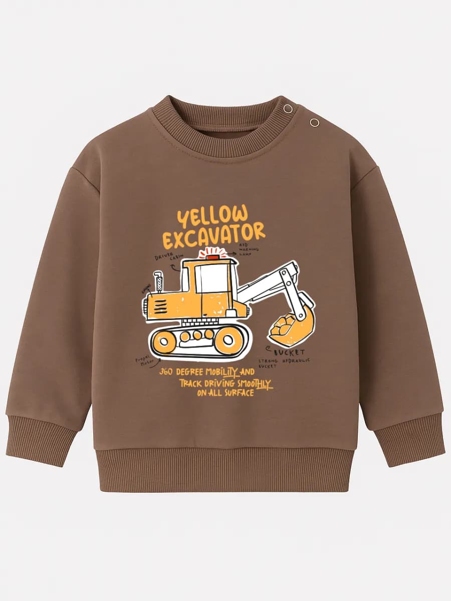 Свитшот детский с принтом из футера