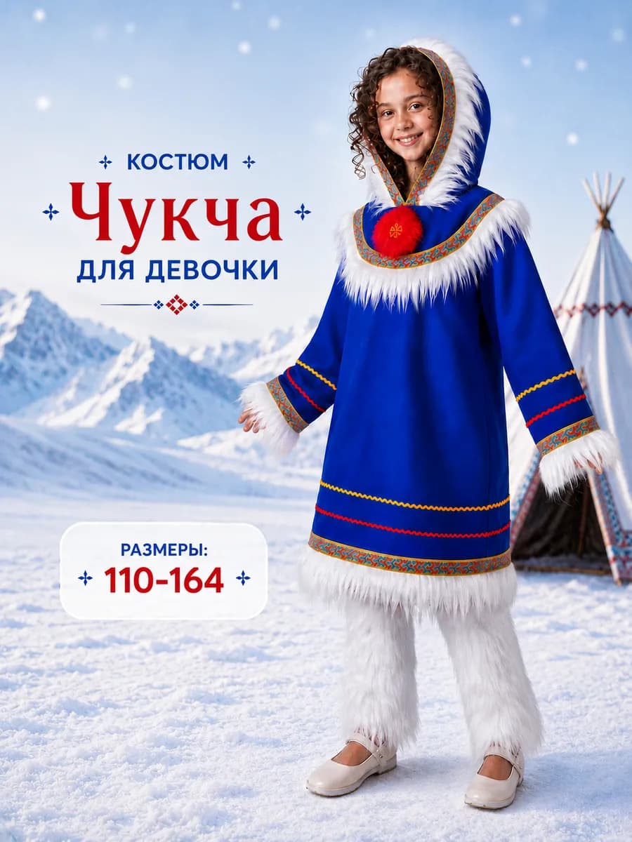 Карнавальный костюм чукча