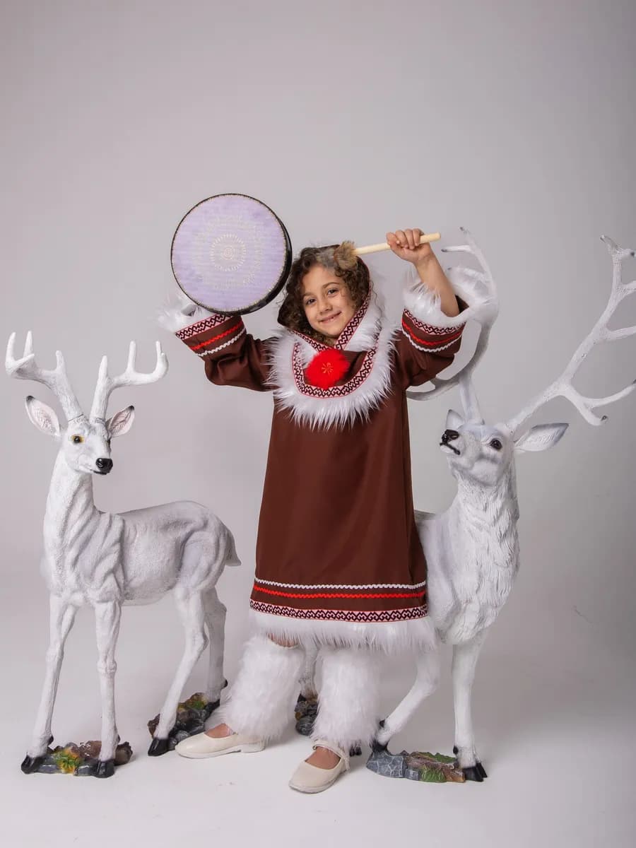 Карнавальный костюм чукча - фото 1