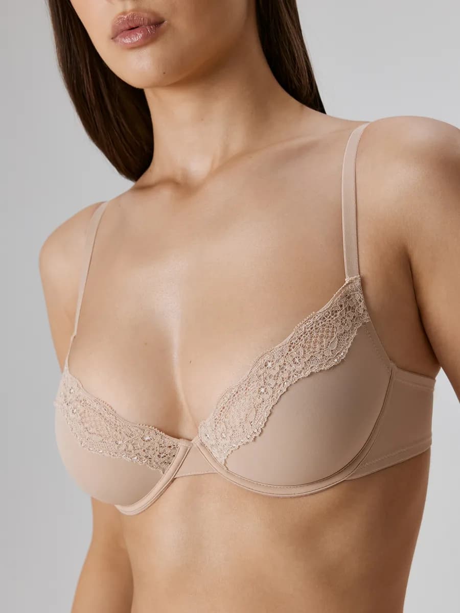 Бюстгальтер без поролона на косточках