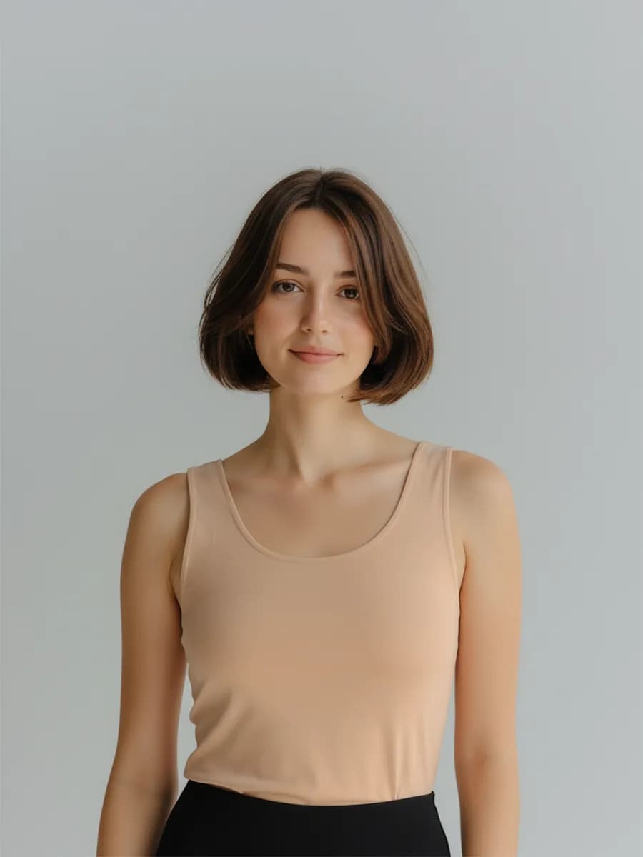 Майка топ бельевая базовая