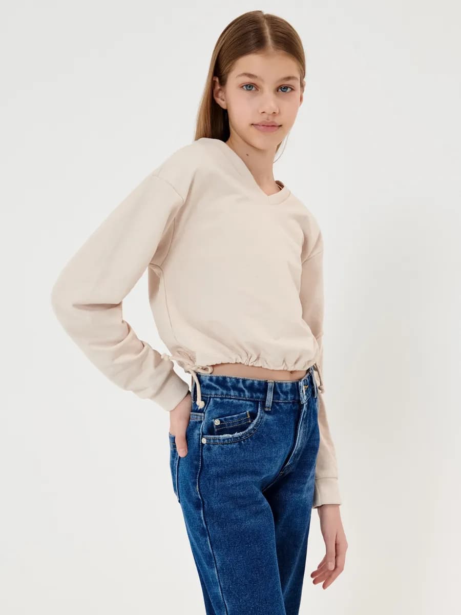 Толстовка детская с V-образным вырезом