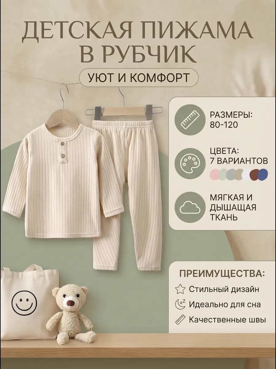 Пижама детская термобелье