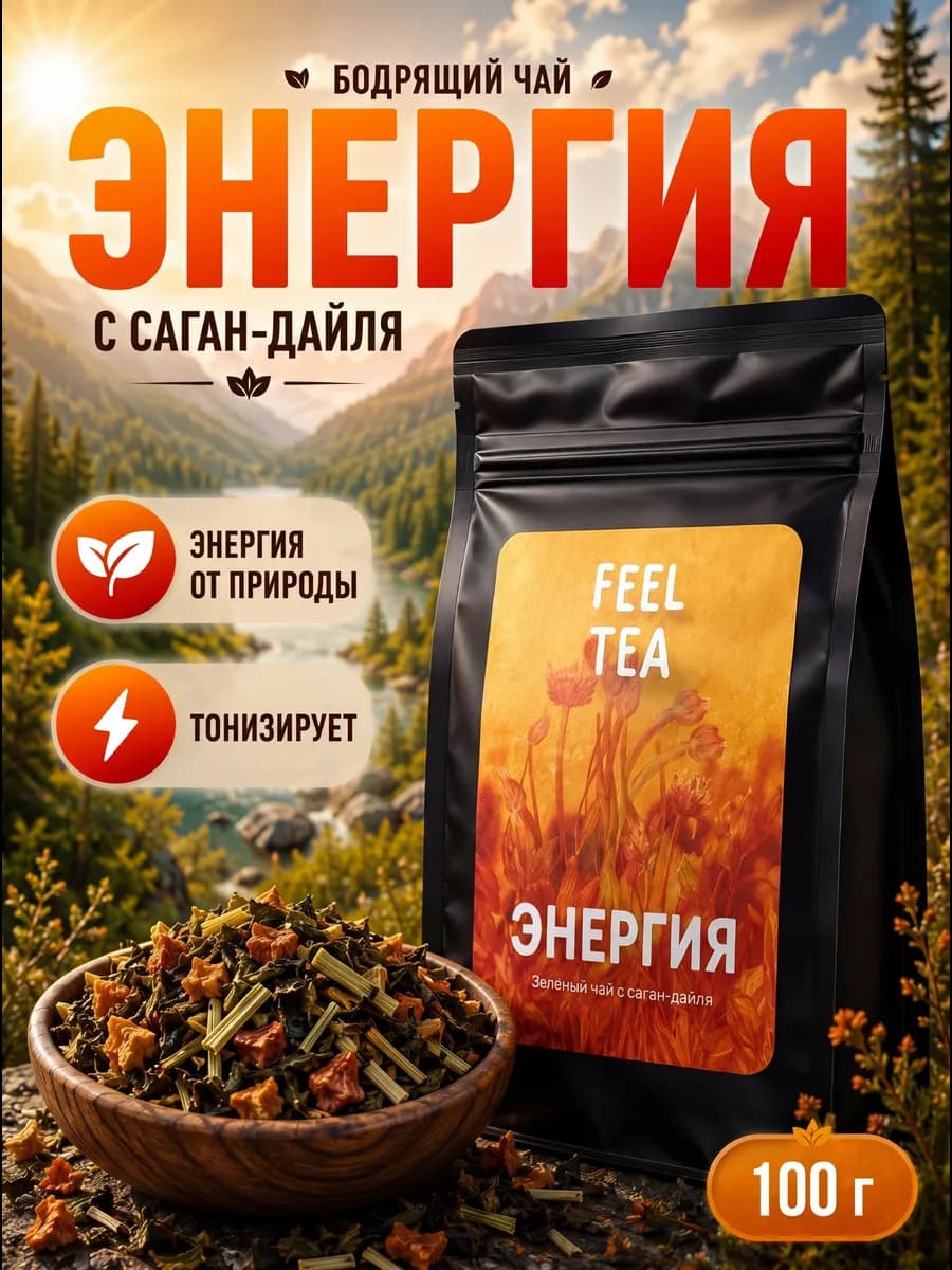Чай травяной Энергия 100 г