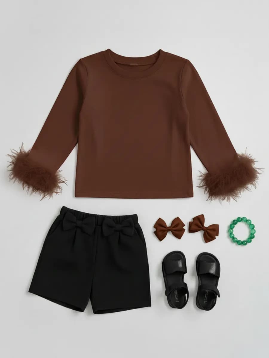 Кофта с перьями - фото 1