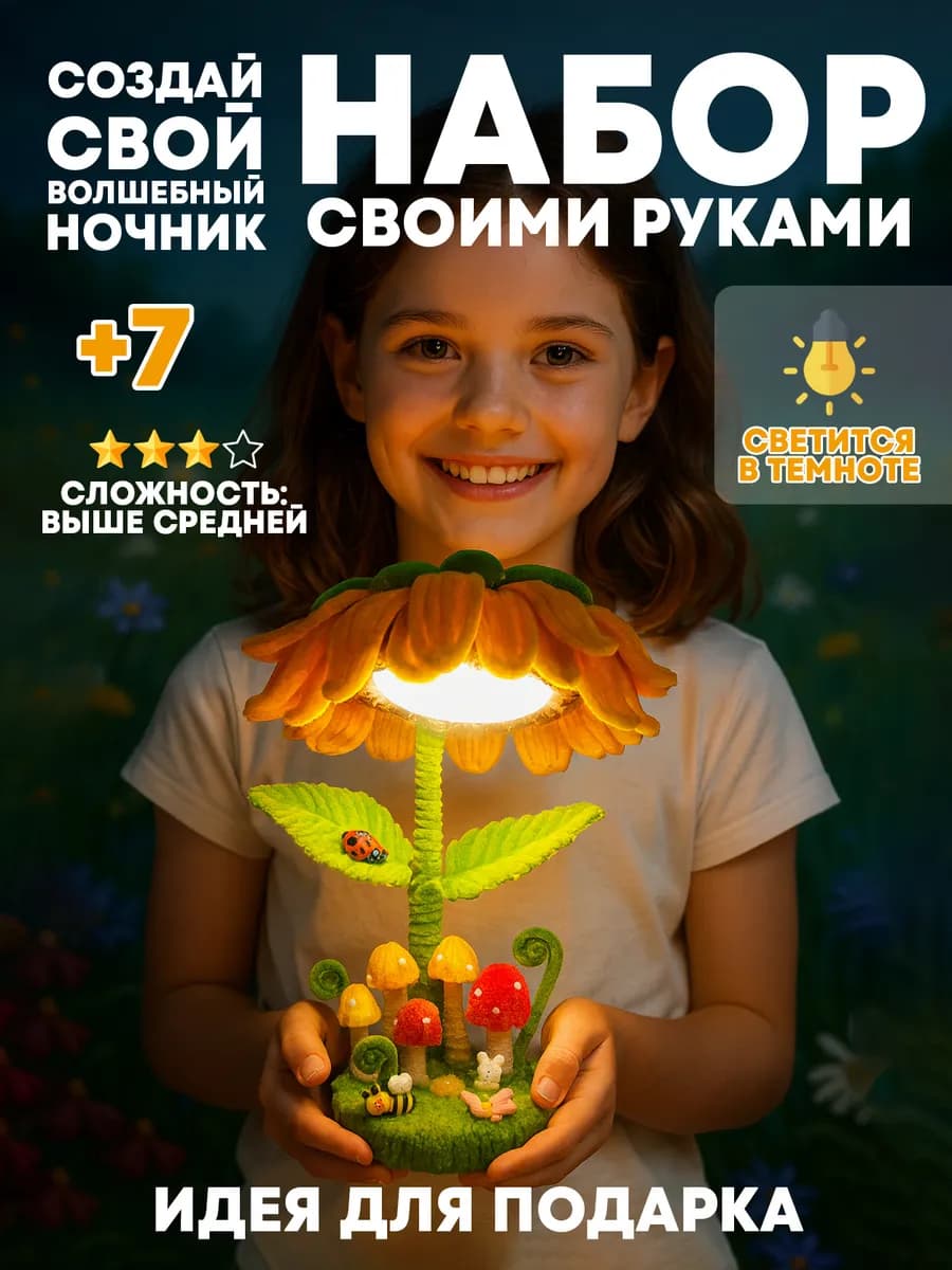 Набор для творчества, поделок и лепки для девочек