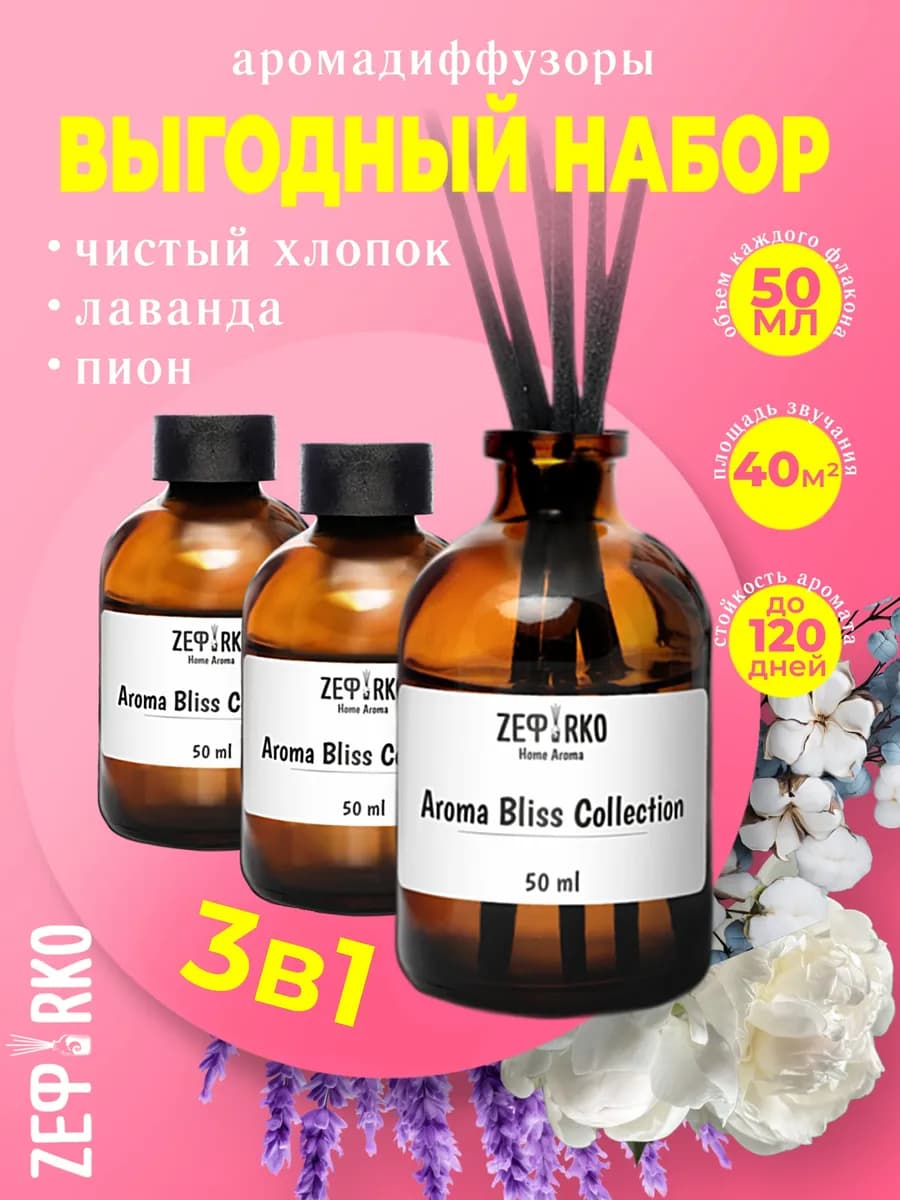 Диффузор для дома с палочками набор - фото 1