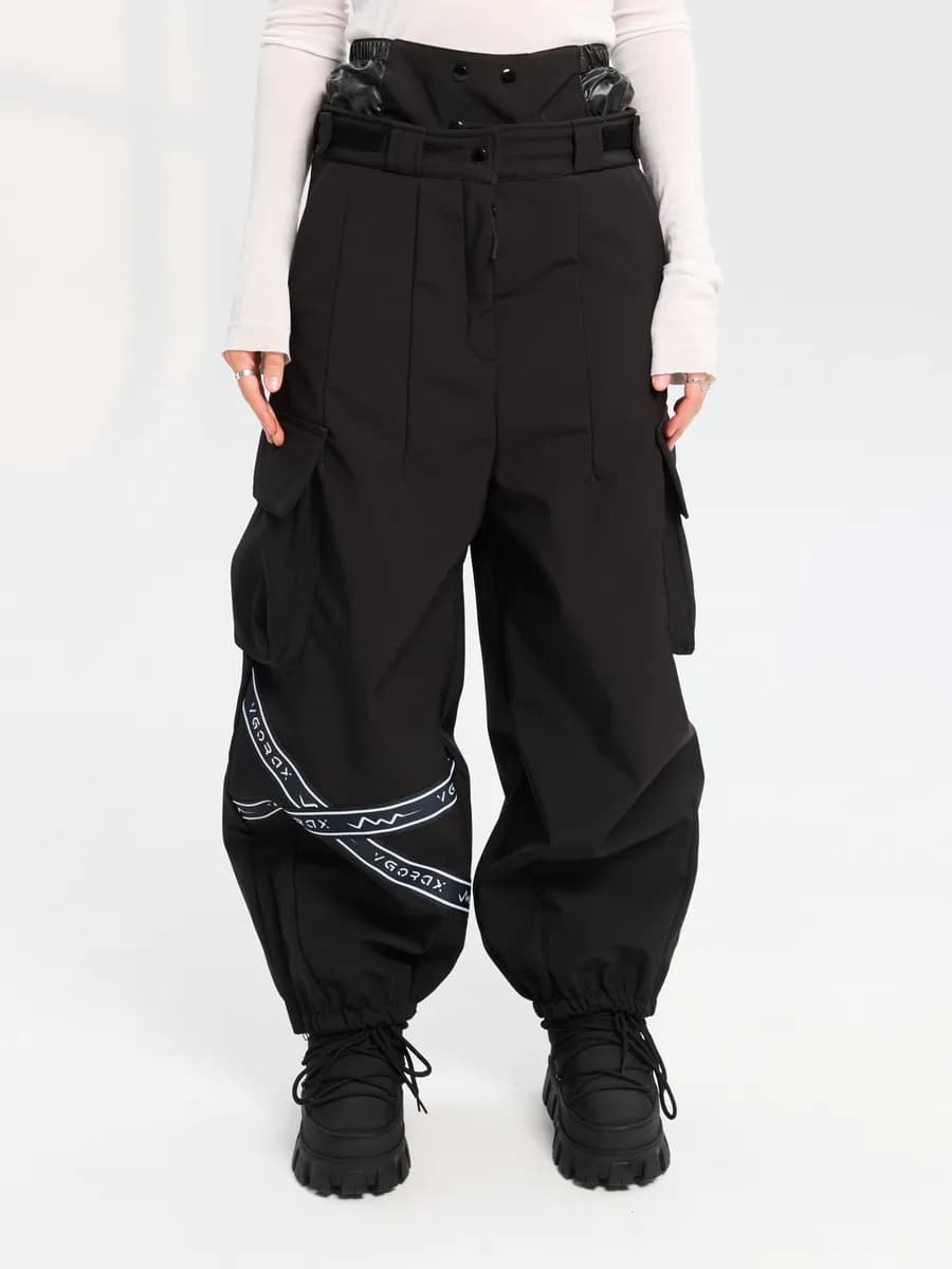 Брюки сноубордические оверсайз широкие