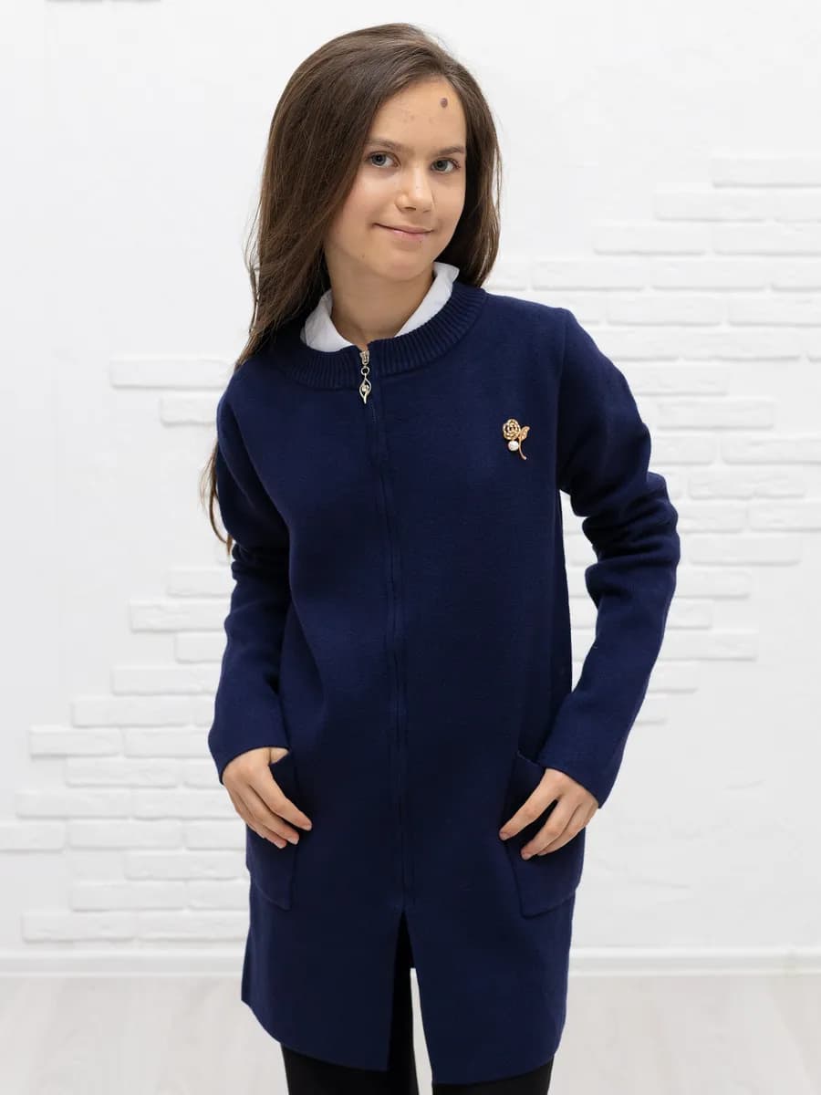 Кардиган для девочки школьный