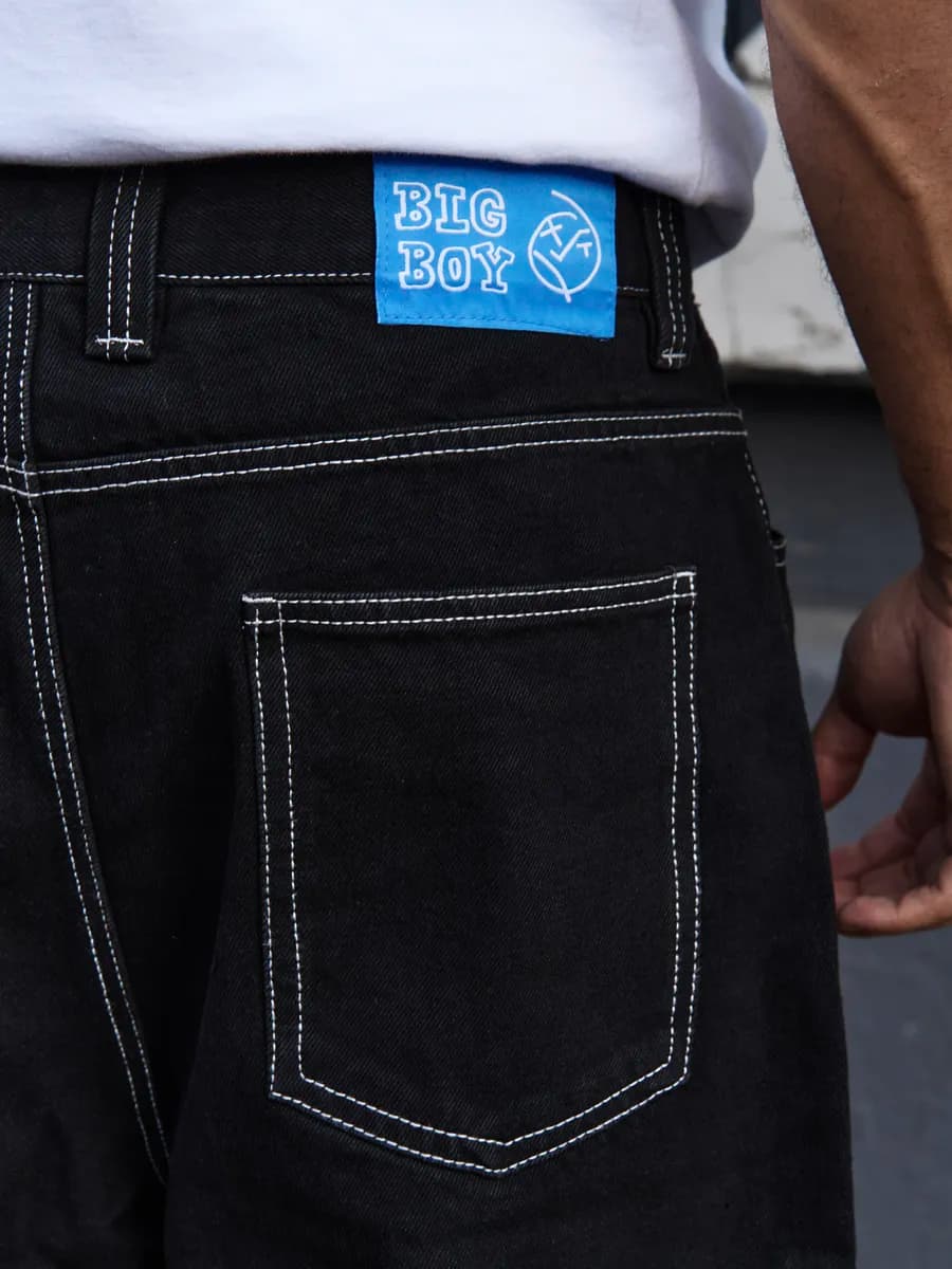 Джинсы широкие багги