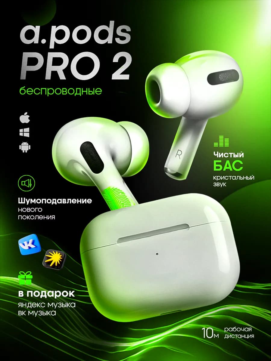 Наушники беспроводные для iphone A Pods Pro