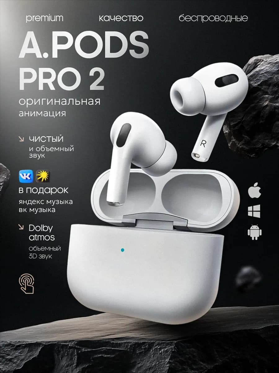 Наушники беспроводные для iphone A Pods Pro
