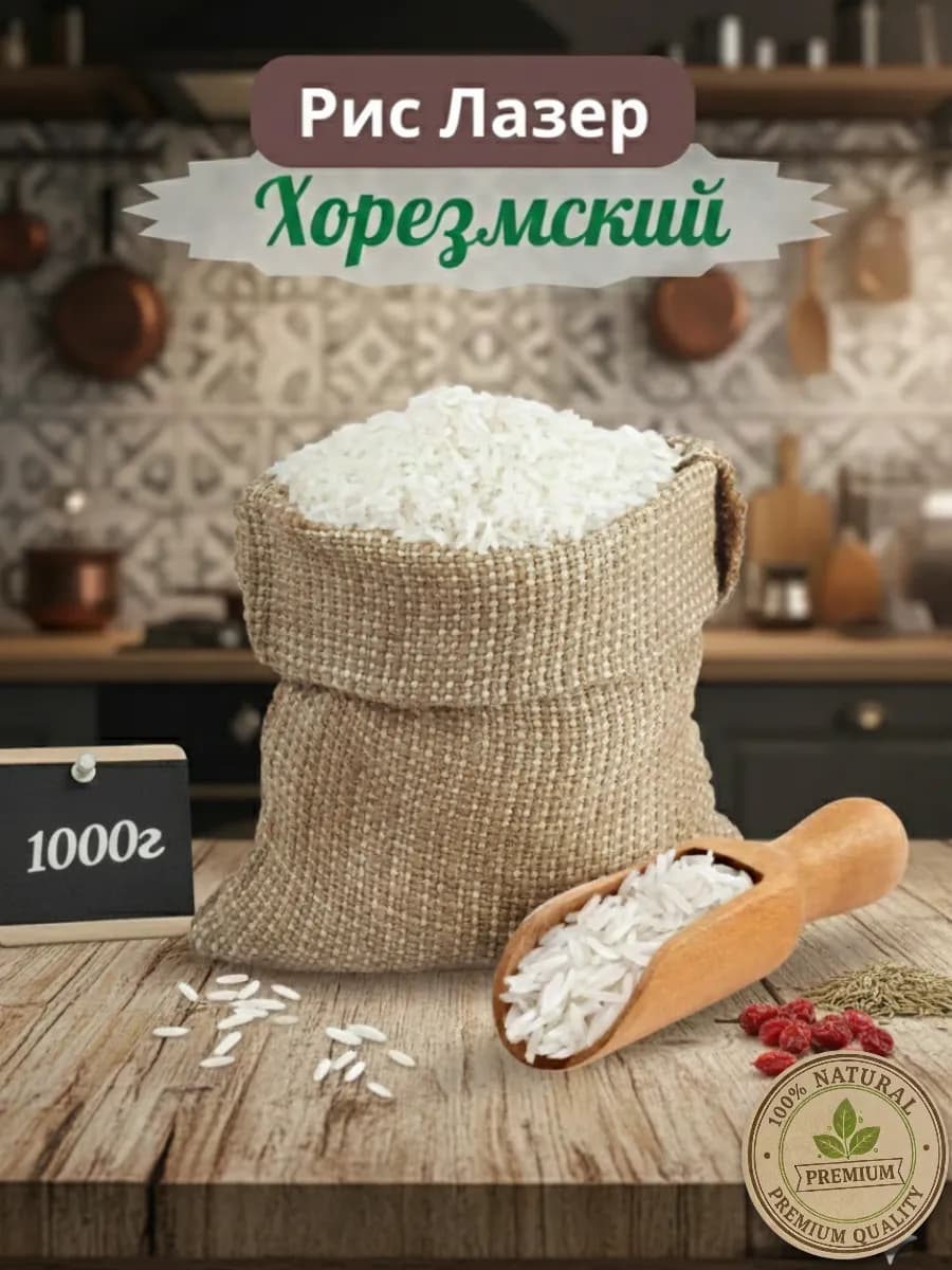 Рис Лазер 1кг