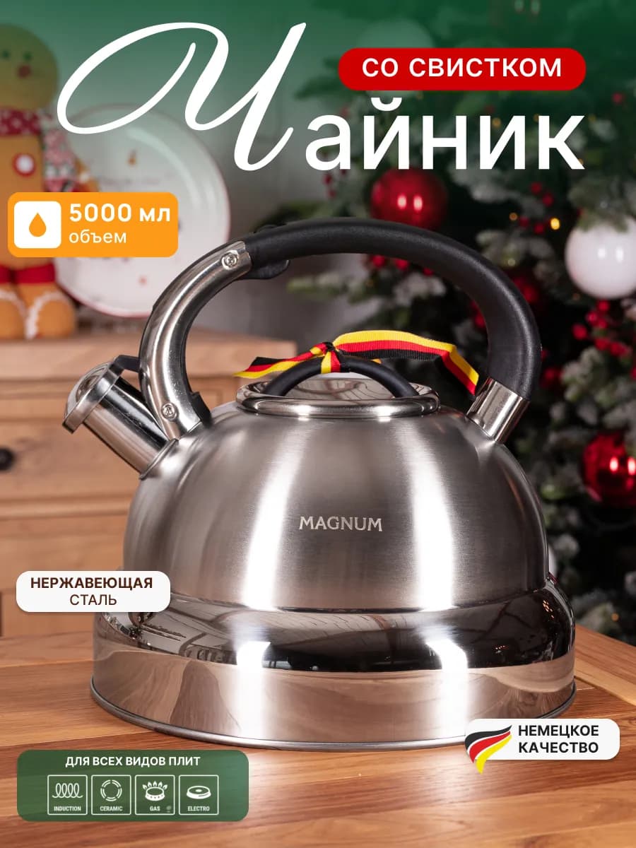 Чайник для плиты со свистком