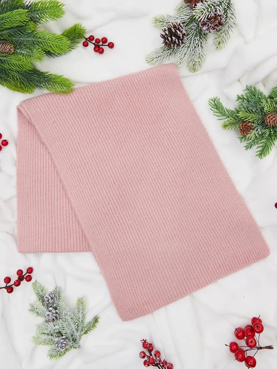 Шарф однотонный