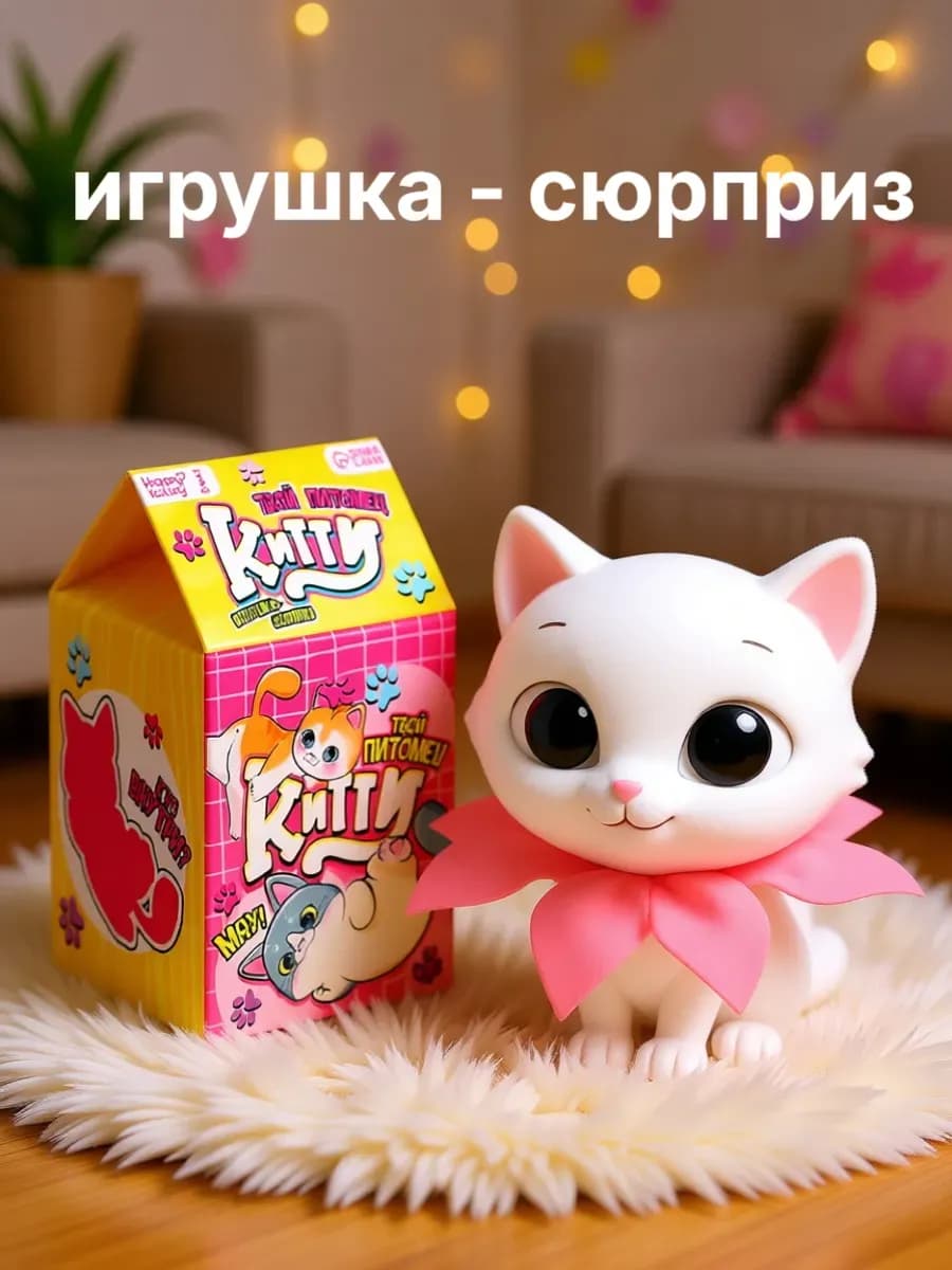Игрушка-сюрприз «Твой питомец Китти», Микс